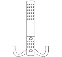 Крючок 3-х рожковый "Gamet" WP11 бронза