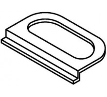 Ручка москитной сетки пластик (2 шт) белая Хедер